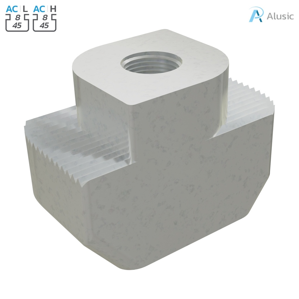 [084.302.104] Alusic T-nut 7.8x13.5 mm (M4)