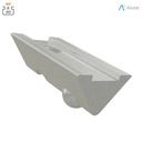 Alusic Roll-in nut with ball 17.5x9.8 mm