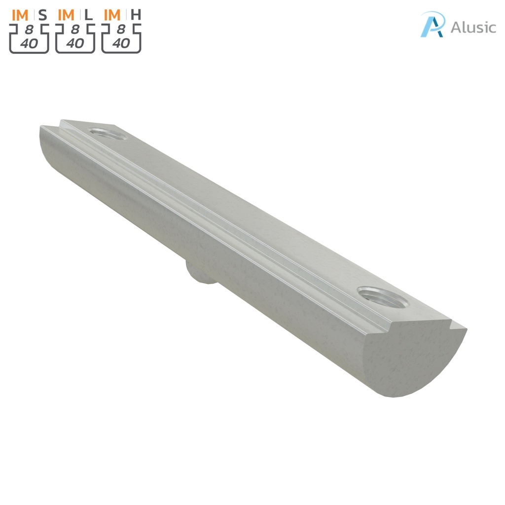 Alusic Roll-in nut with ball 60x13 mm