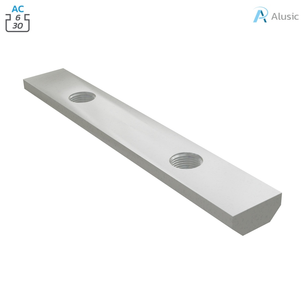 Alusic Rectangular nut 13x81 mm