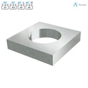 Alusic Square washer 13x13 mm, Ø 8 mm