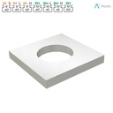 Alusic Square washer 16x16 mm