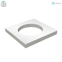 Alusic Square washer 19x19 mm