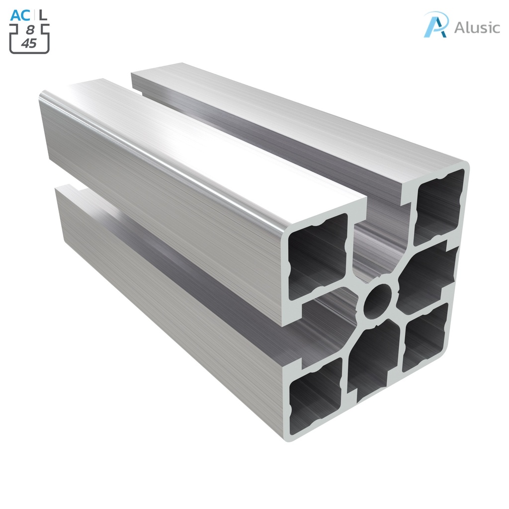 [084.101.095] Alusic Aluminium Profile, 45x45 mm