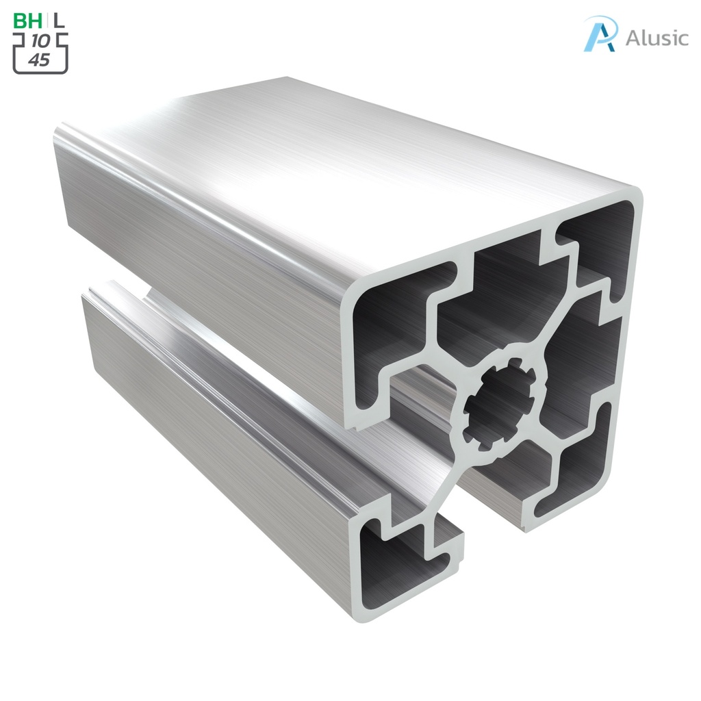 [084.105.011] Alusic Aluminium Profile, 45x45 mm
