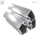 Alusic Aluminium Profile, 45x45 mm, 45°radius