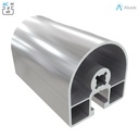 Alusic Aluminium Profile, 45x45 mm, round