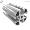 Alusic Aluminium Profile, 45x45 mm, rounded