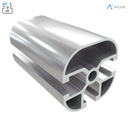 Alusic Aluminium Profile, 45x45 mm, rounded