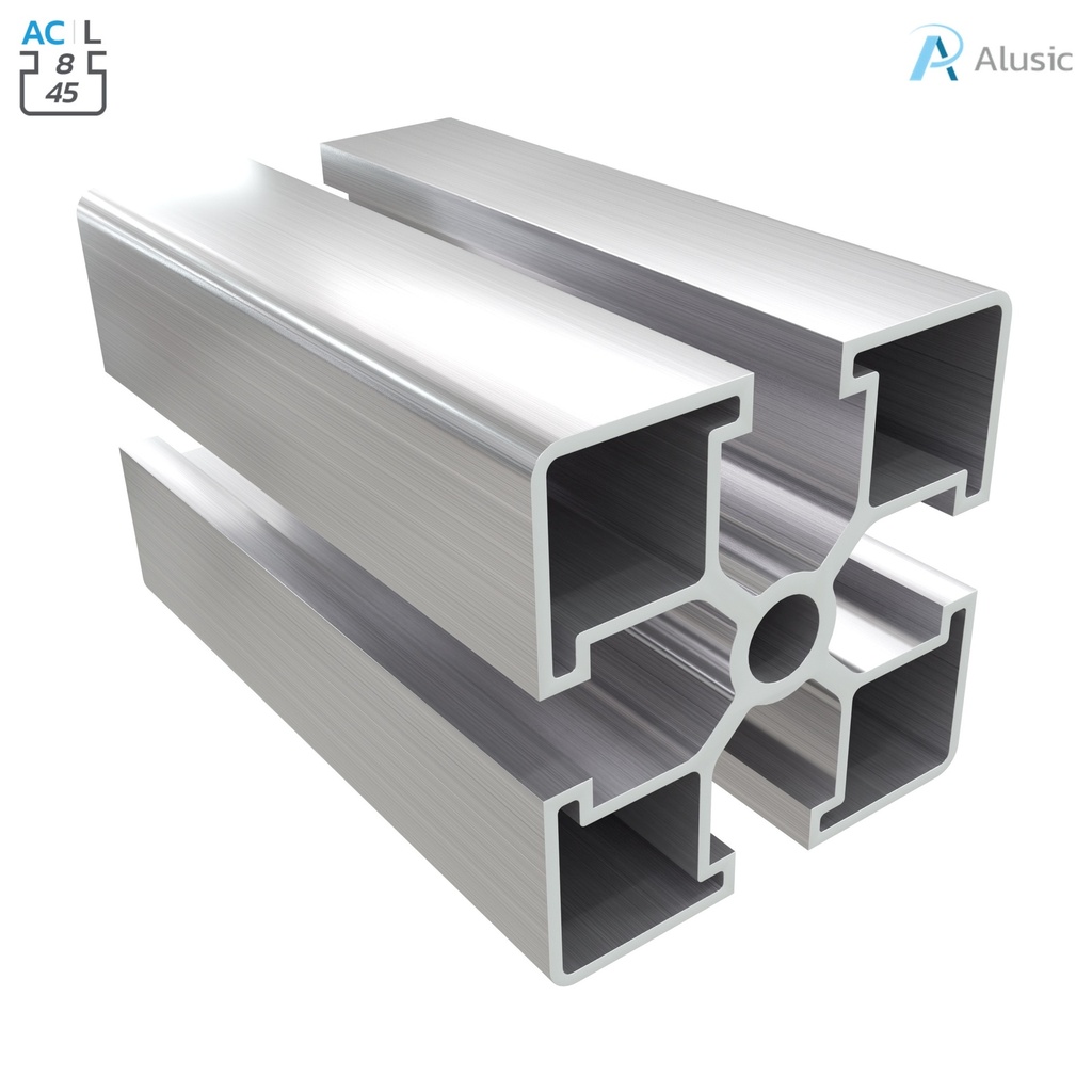 [084.101.042] Alusic Aluminium Profile, 45x45mm
