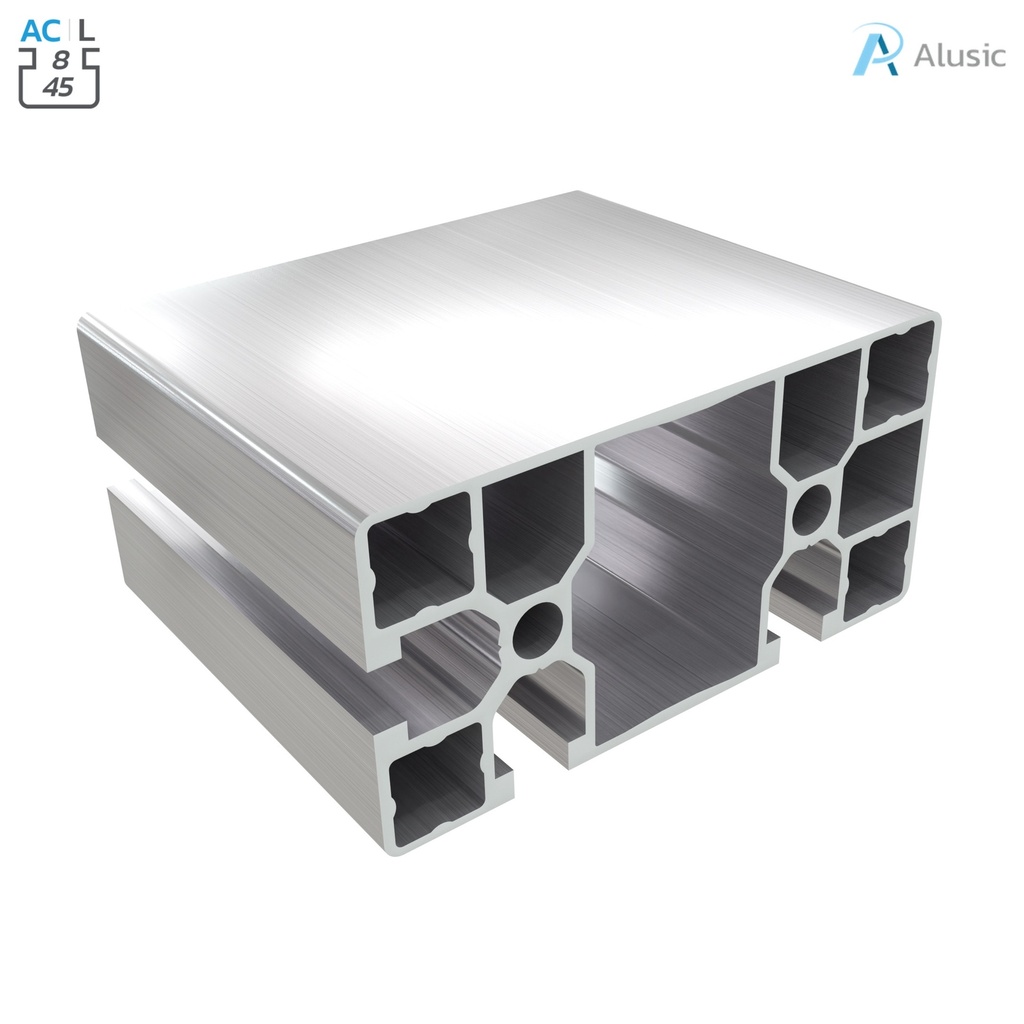 [084.101.090] Alusic Aluminium Profile, 45x90 mm