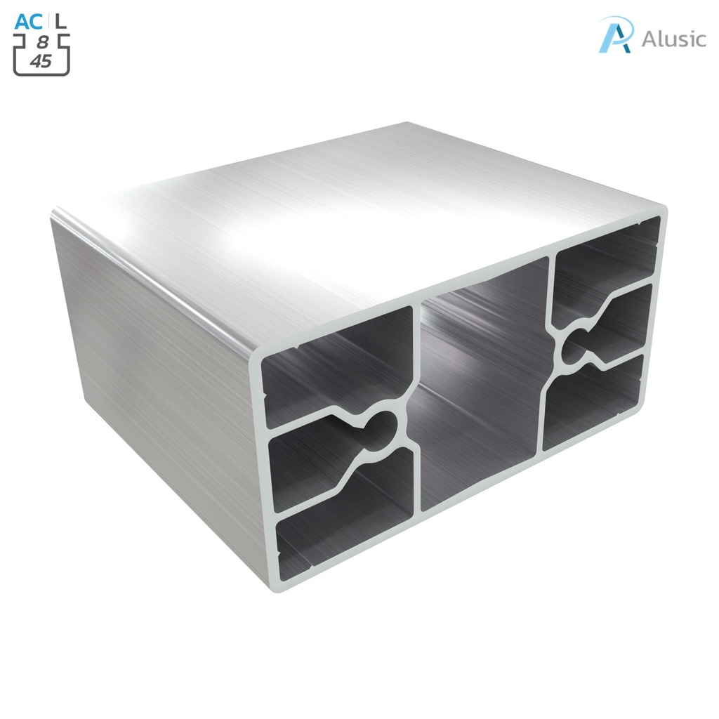 Alusic Aluminium Profile, 45x90 mm