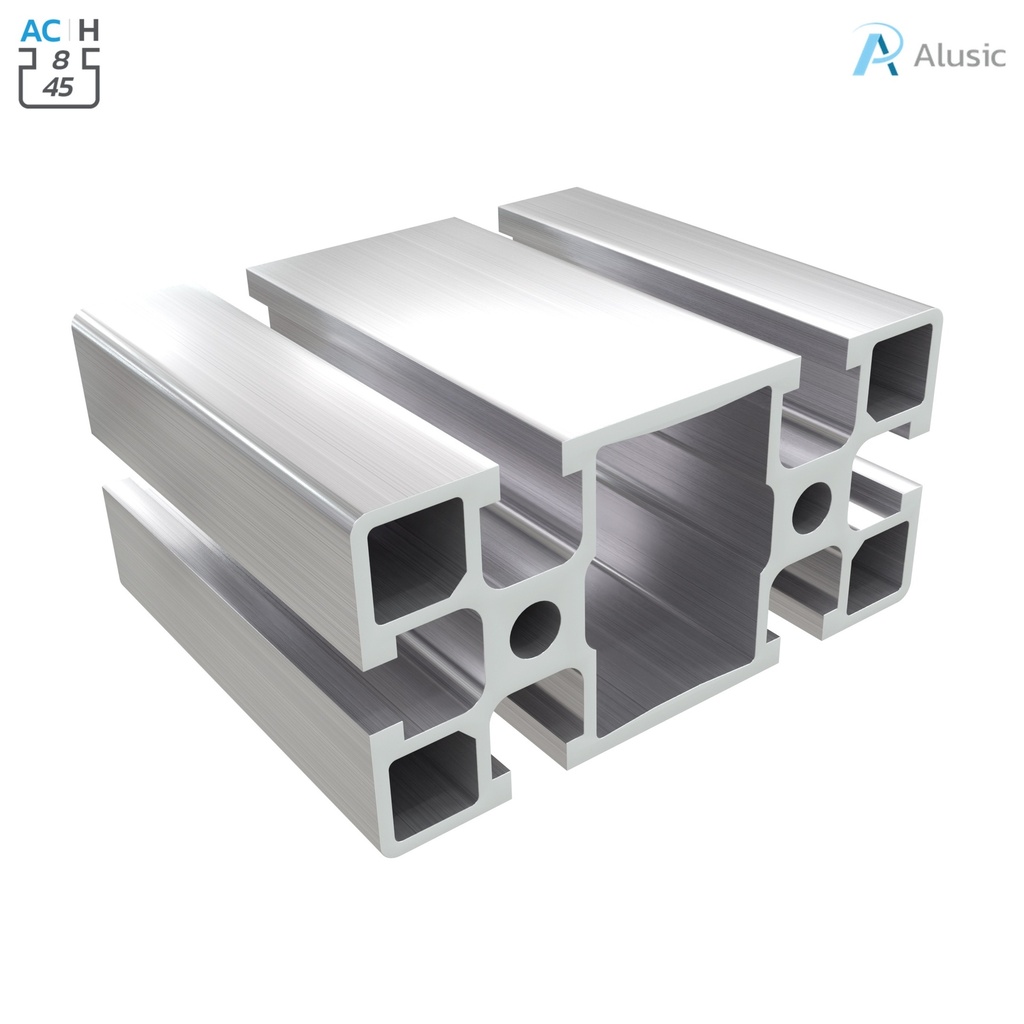 [084.101.045] Alusic Aluminium Profile, 45x90 mm
