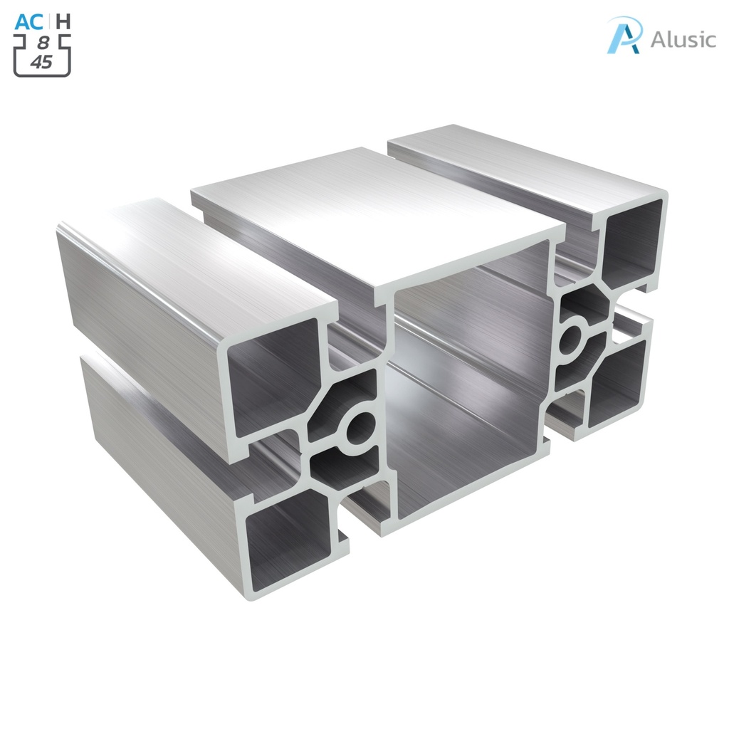 [084.101.048] Alusic Aluminium Profile, 60x120 mm