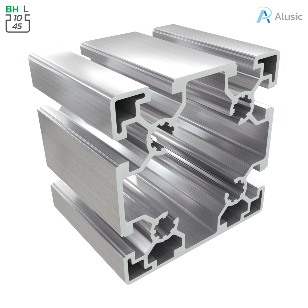 [084.105.017] Alusic Aluminium Profile, 90x90 mm