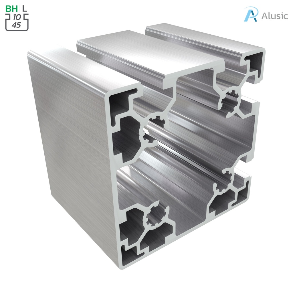 [084.105.016] Alusic Aluminium Profile, 90x90 mm
