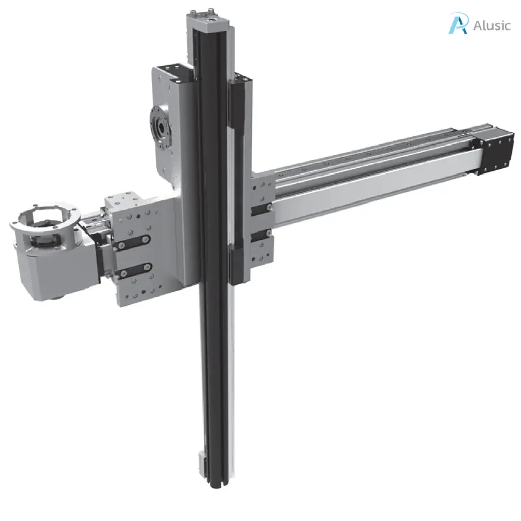 [836.HHL/837.HHL] Alusic self-aligning linear actuators 836.HHL/837.HHL, ball bearing guides size 20, 90x90 profile and 45x45 profile