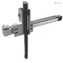 Alusic self-aligning linear actuators 836.HHL/837.HHL, ball bearing guides size 20, 90x90 profile and 45x45 profile