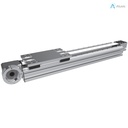 Alusic self-aligning linear actuators 814.HHL/815.HHL, ball bearing guides size 20, 90x180 profile