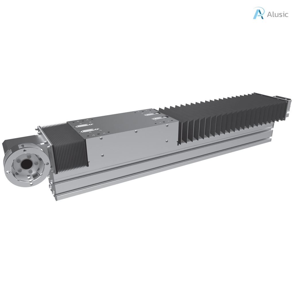 [814.VHL.P/815.VHL.P] Alusic linear actuator 814.VHL.P/815.VHL.P, self-aligning toothed belt, ball bearing drive size 20, 90x180 profile 10 grove shaft