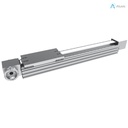 Alusic self-aligning linear actuators 822.HHL/823.HHL, ball bearing guides size 25, 135x225 profile
