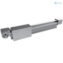 Alusic self-aligning linear actuators 822.VVL/823.VVL, ball bearing guides size 25, 135x225 profile