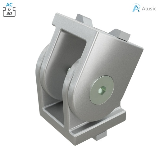 [084.311.009] Alusic 30x30 swivel joint