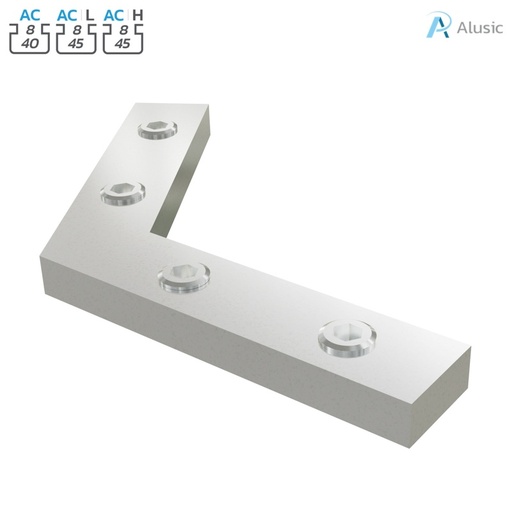 [ 084.307.003] Alusic 60° miter connector