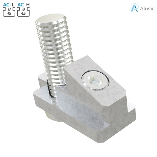 [084.307.018] Alusic 90° inner connector
