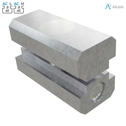 [ 084.307.029] Alusic Inner connector, adjustable