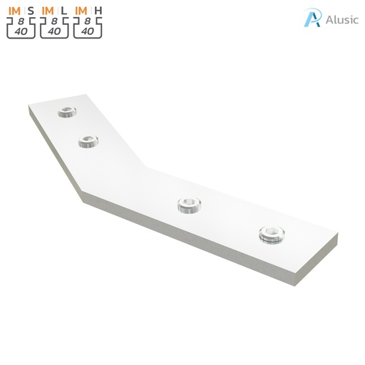 [ 084.307.043] Alusic 30° miter connector