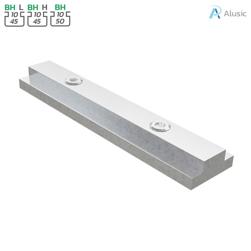 [ 084.307.024] Alusic 90 mm profile connector