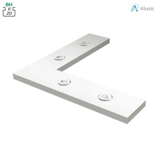 [ 084.307.042] Alusic 90° miter connector