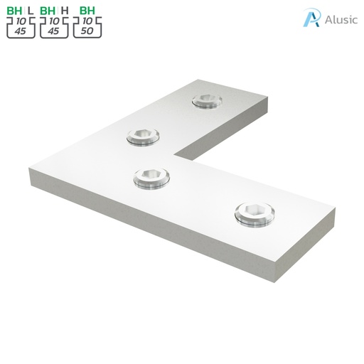 [ 084.307.050] Alusic 90° miter connector