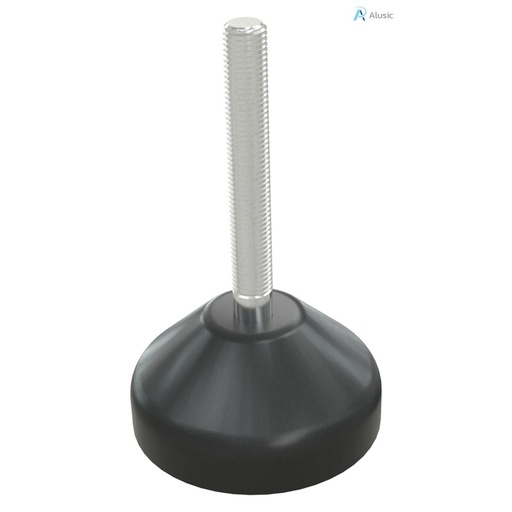[ 084.401.004] Alusic Anti-slip levelling swivel feet, Ø40 mm, M6