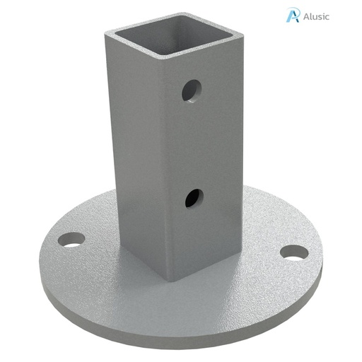 [084.410.004] Alusic Floor mount base, for 32x32 mm profiles