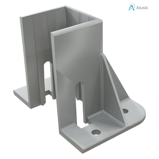 [084.409.013] Alusic Floor mount base, for 50x50 mm profiles