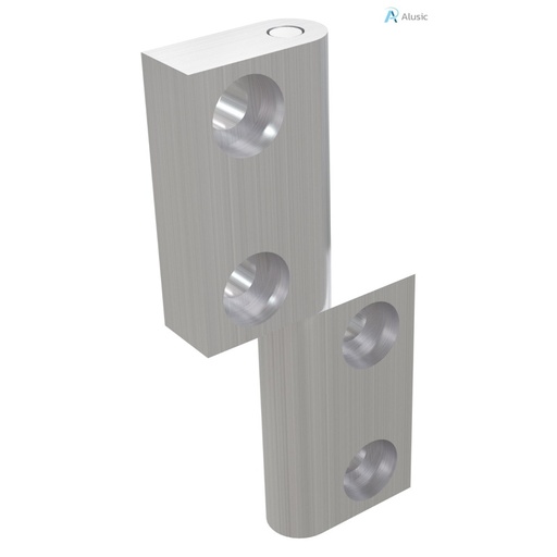 [ 084.502.001] Alusic Aluminium hinge