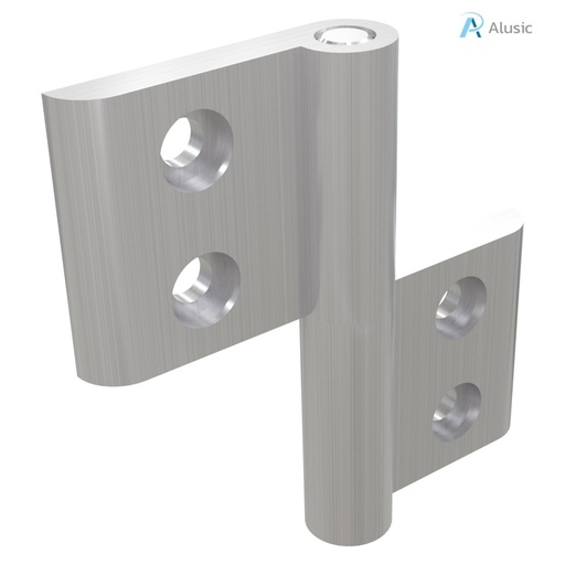 [084.500.003] Alusic Aluminium hinge