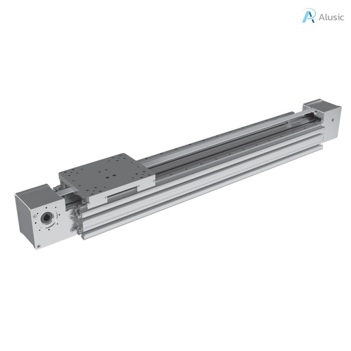 [800.057] Alusic manual positioner 800.070, screw transmission, ø6 rollers, 55x55 profile