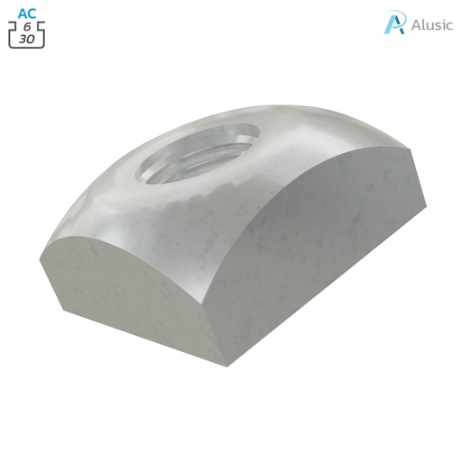 [084.302.013] Alusic Square nut 9x9 mm