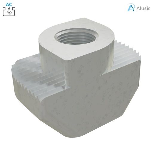 [084.302.134] Alusic T-nut 6x10 mm