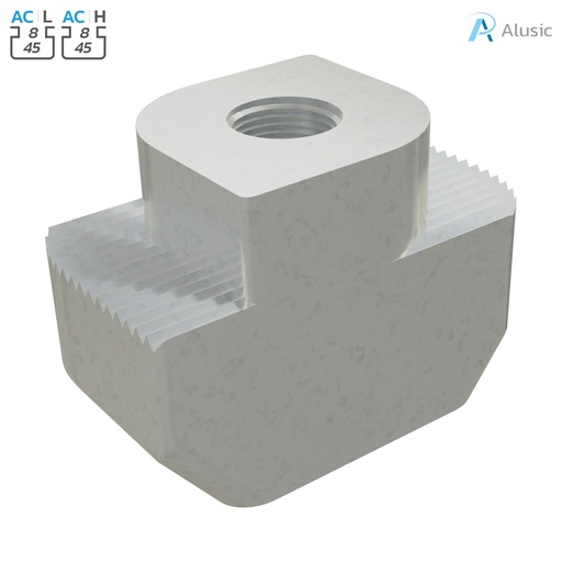 [084.302.104] Alusic T-nut 7.8x13.5 mm
