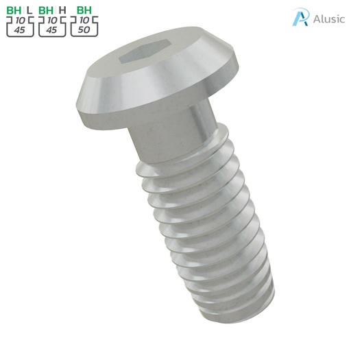 [084.301.024] Alusic Button head screw