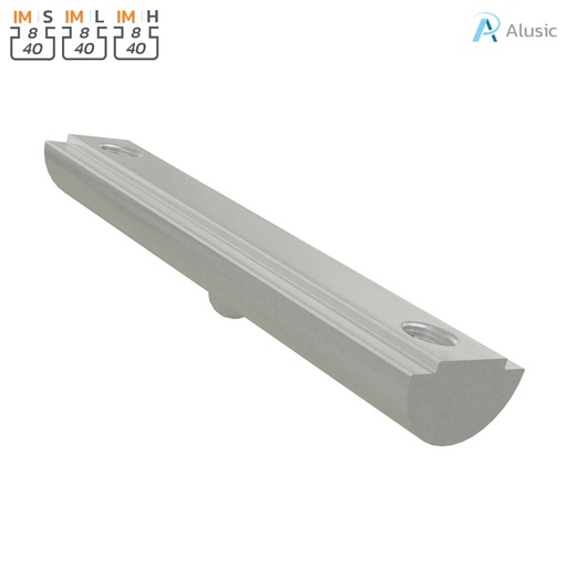 [084.302.124] Alusic Roll-in nut with ball 60x13 mm