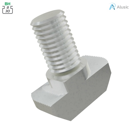 Alusic T-bolts 16x8 mm