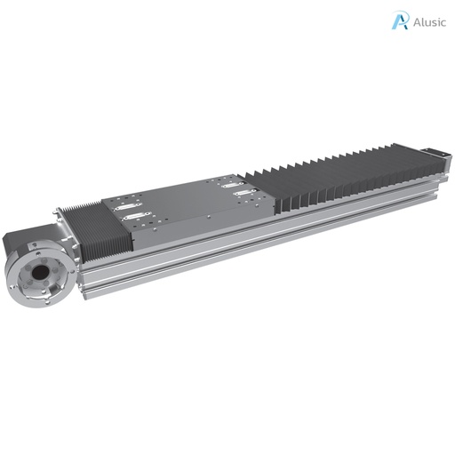 [814.HHL.P/815.HHL.P] Alusic linear actuator 814.HHL.P/815.HHL.P, self-aligning toothed belt, ball bearing drive size 20, 90x180 profile, 10 grove shaft