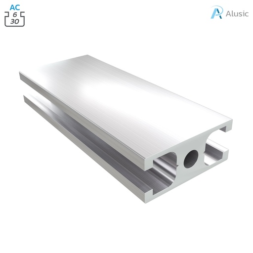 [084.101.007] Alusic Aluminium Profile, 13x30 mm