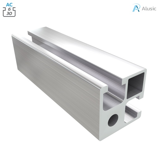 [084.100.007] Alusic Aluminium Profile, 22.5x22.5 mm