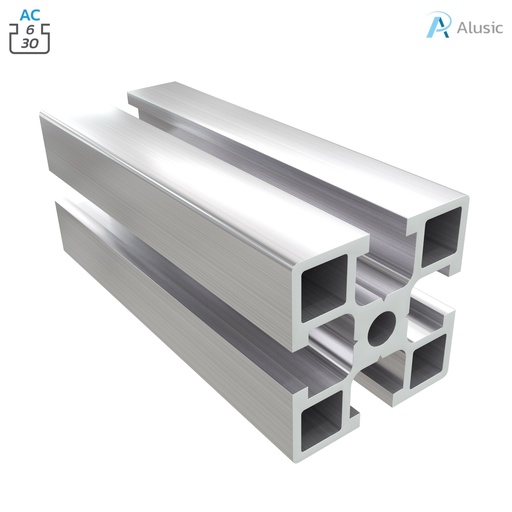 [084.100.003] Alusic Aluminium Profile, 30x30 mm
